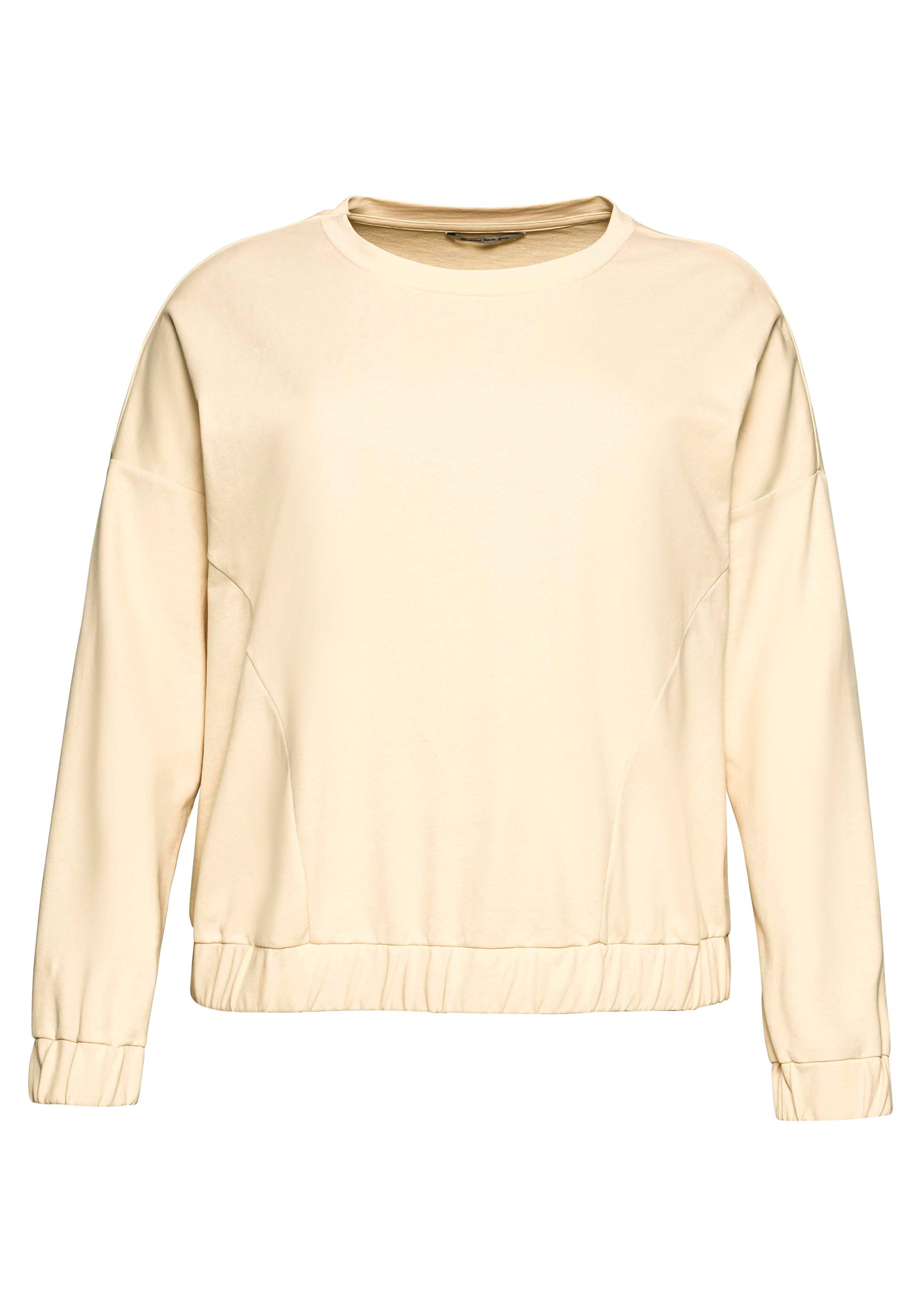 Oversized-Sweatshirt mit Gummibund am Saum