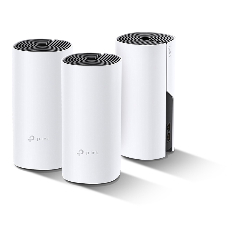 TP-Link AC1200 + AV1000 Hybrid-Mesh-Wi-Fi-System Deco P9, 3er Pack, weiss