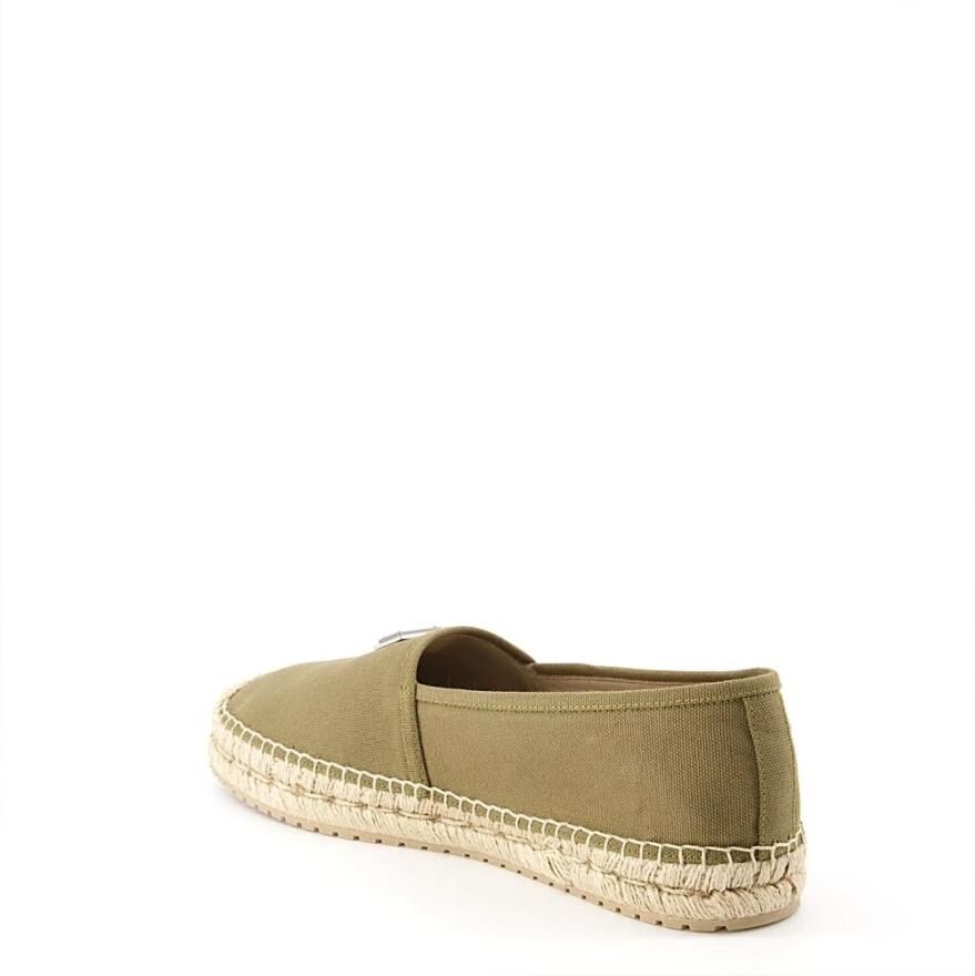 Dolce & Gabbana Espadrilles met logo Green Heren