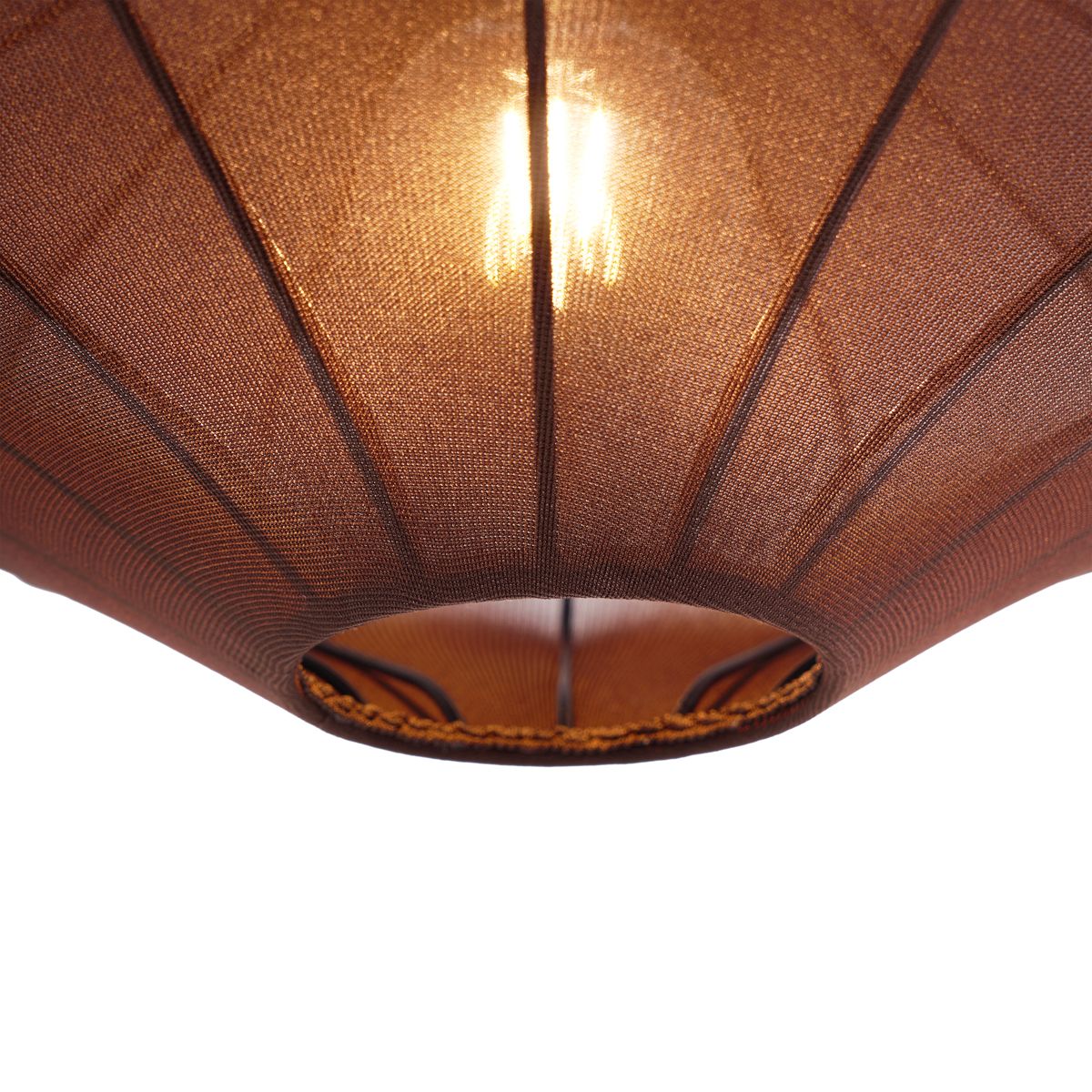 Japandi hanglamp bruin 50cm 3-lichts - Plu