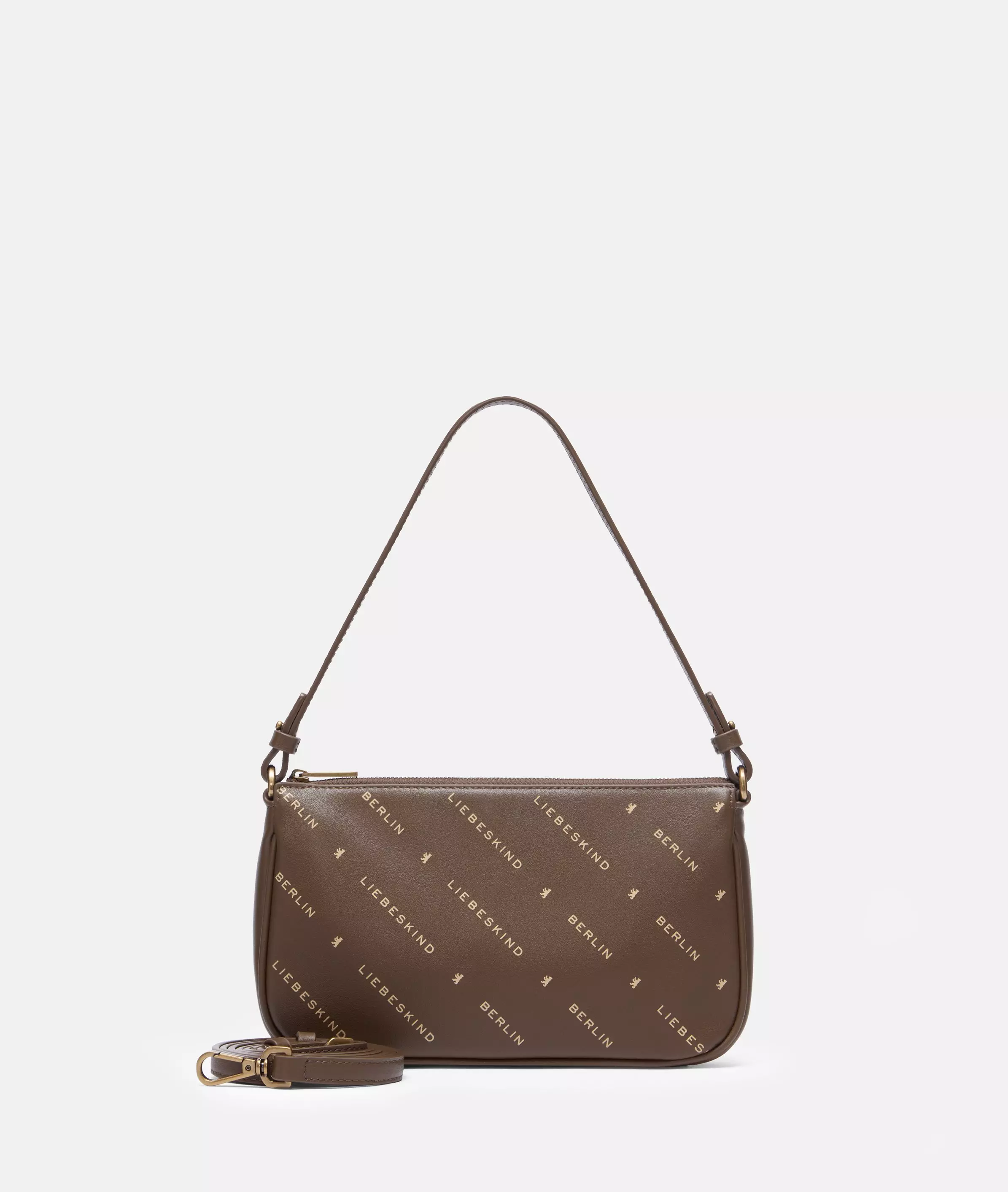 Monogram Crossbody S Leather shoulder bag with monogram