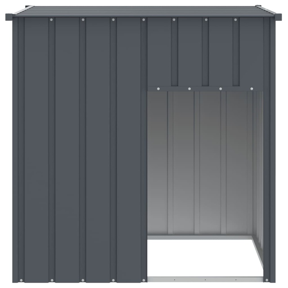 Niche pour chien avec toit anthracite 110x103x109 cm