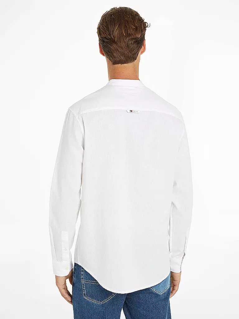 TOMMY JEANS Hemd Regular Fit  weiss