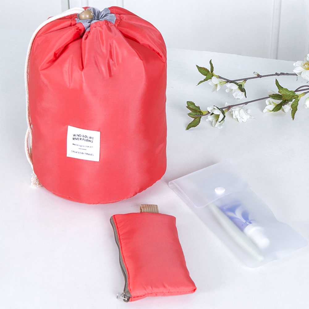 (3-tlg. Set) Kosmetik Necessaire Makeup Organizer Bag Reise Kulturbeutel für Schmink-Zubehör (230x170cm) - Hellblau / Türkis