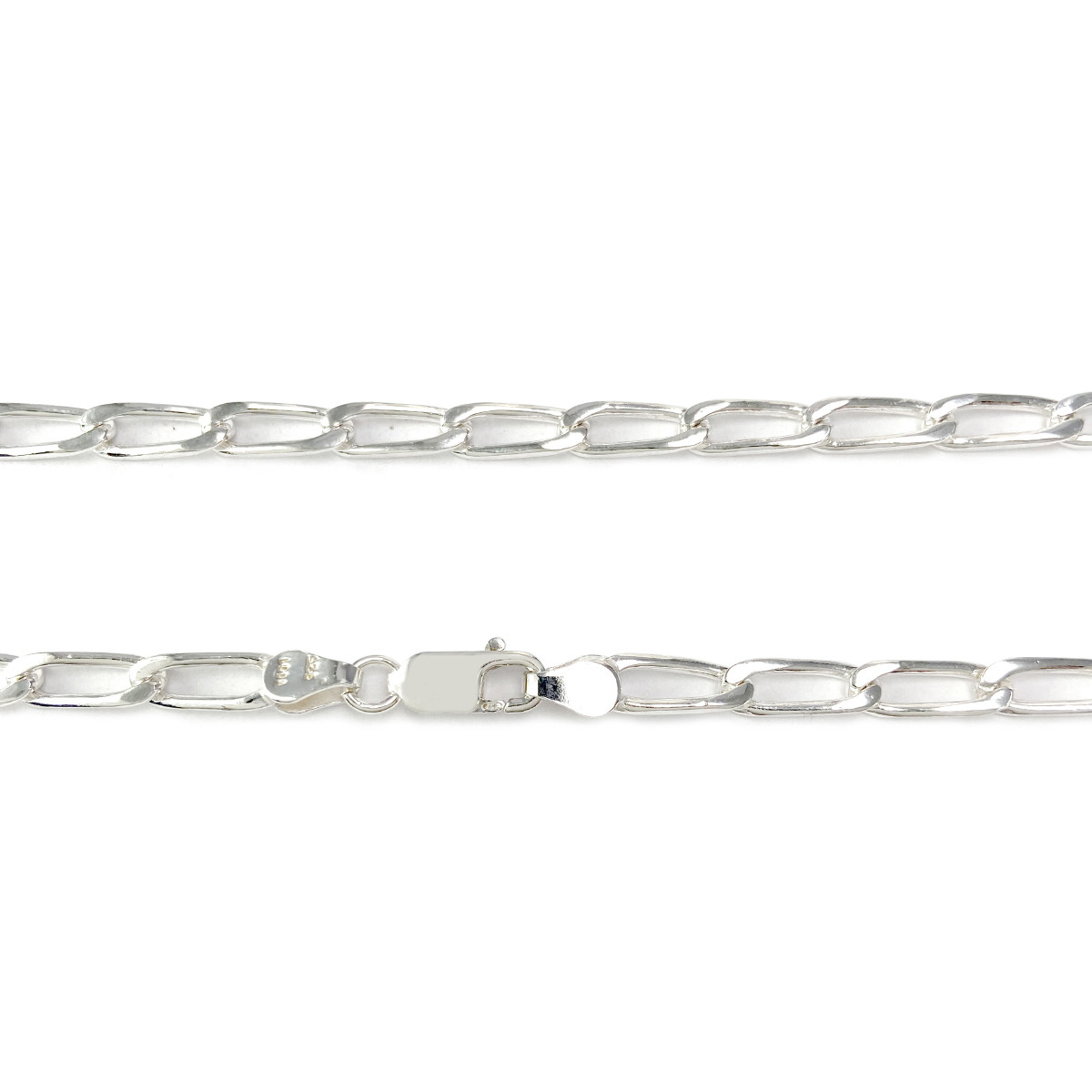 Collier d'occasion argent 925 maille cheval 50 cm