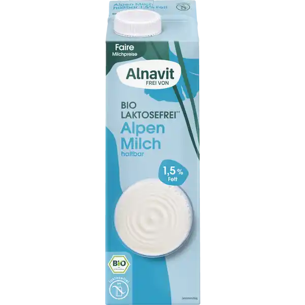 Bio Laktosefreie H-Milch 1,5 %