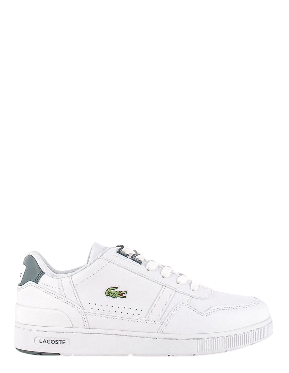 lacoste Sneakers femme t-clip blanc/vert