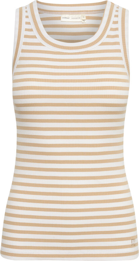 InWear DagnaIW Striped Tank Alabaster/pure white stripe