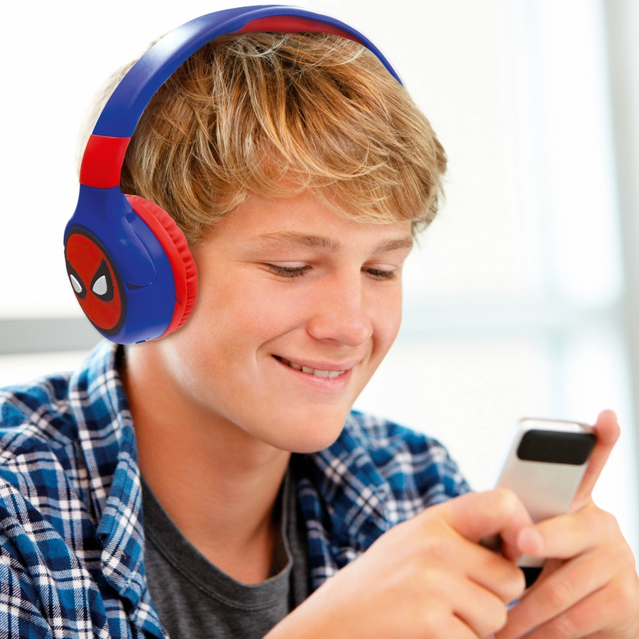 LEXIBOOK Spider-Man 2in1 Bluetooth®- und Kabelanschluss Kopfhörer