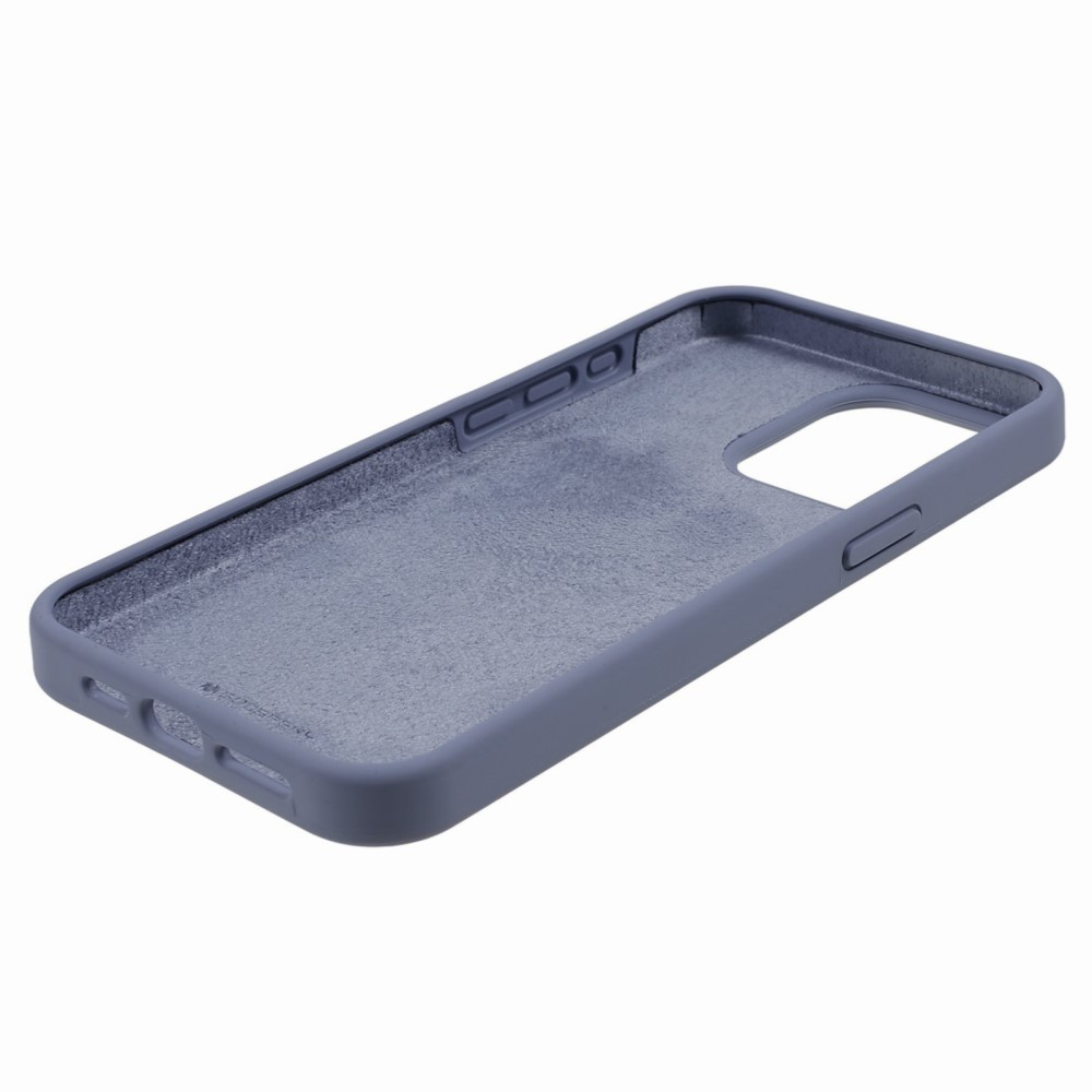 Mercury Goospery - iPhone 15 Pro Silikon Case Hülle - Lila (Matt)
