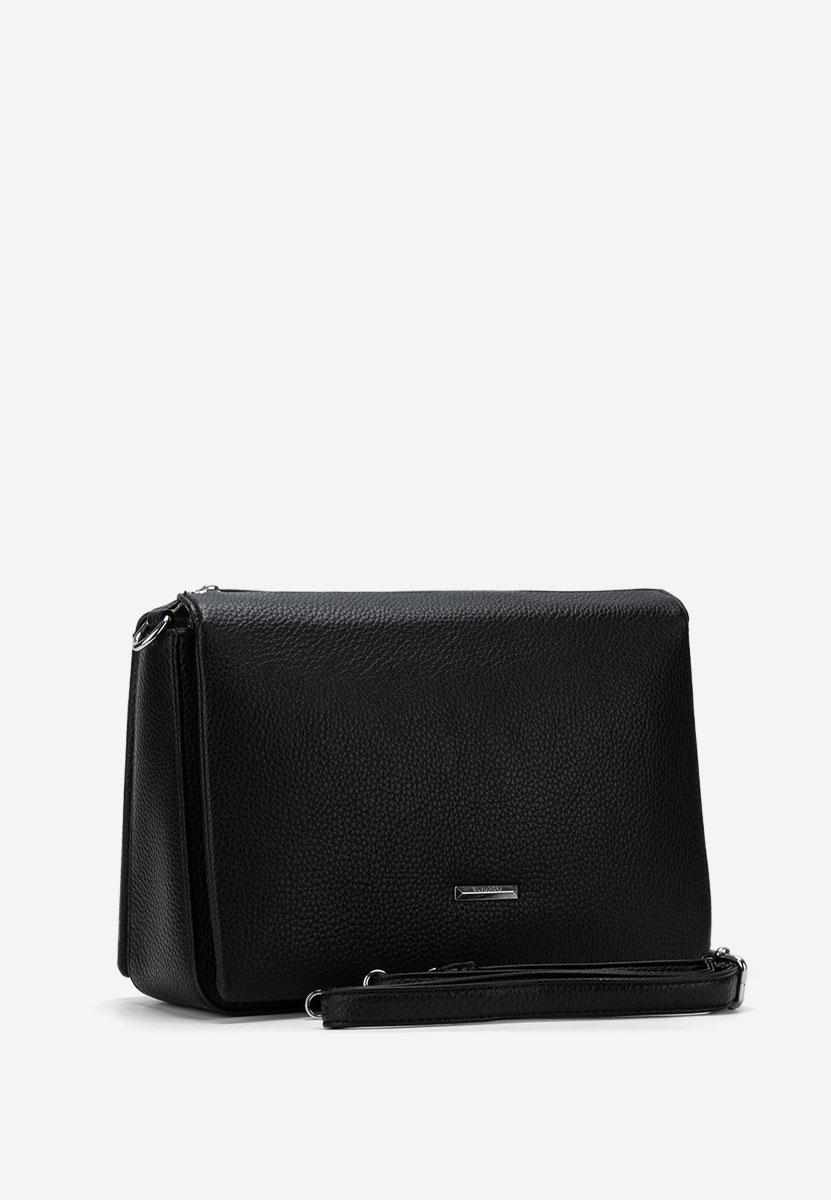 Sac bandoulière femme noire Silvia Rosa 25J395