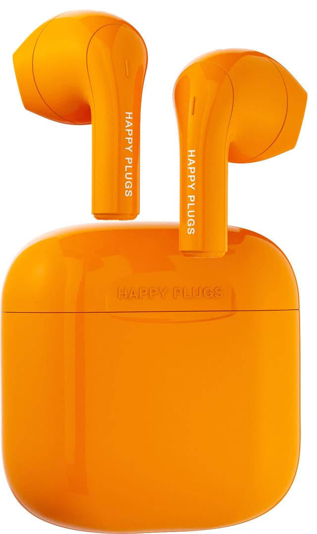Happy Plugs Joy True Wireless in-ear høretelefoner (orange)