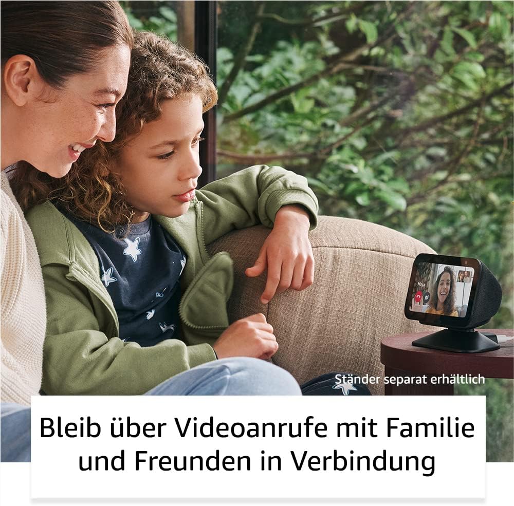 Echo Show 5 (3. Gen.) | Anthrazit + Blink Mini Kamera, funktioniert mit Alexa - Smart Home-Einsteigerpaket
