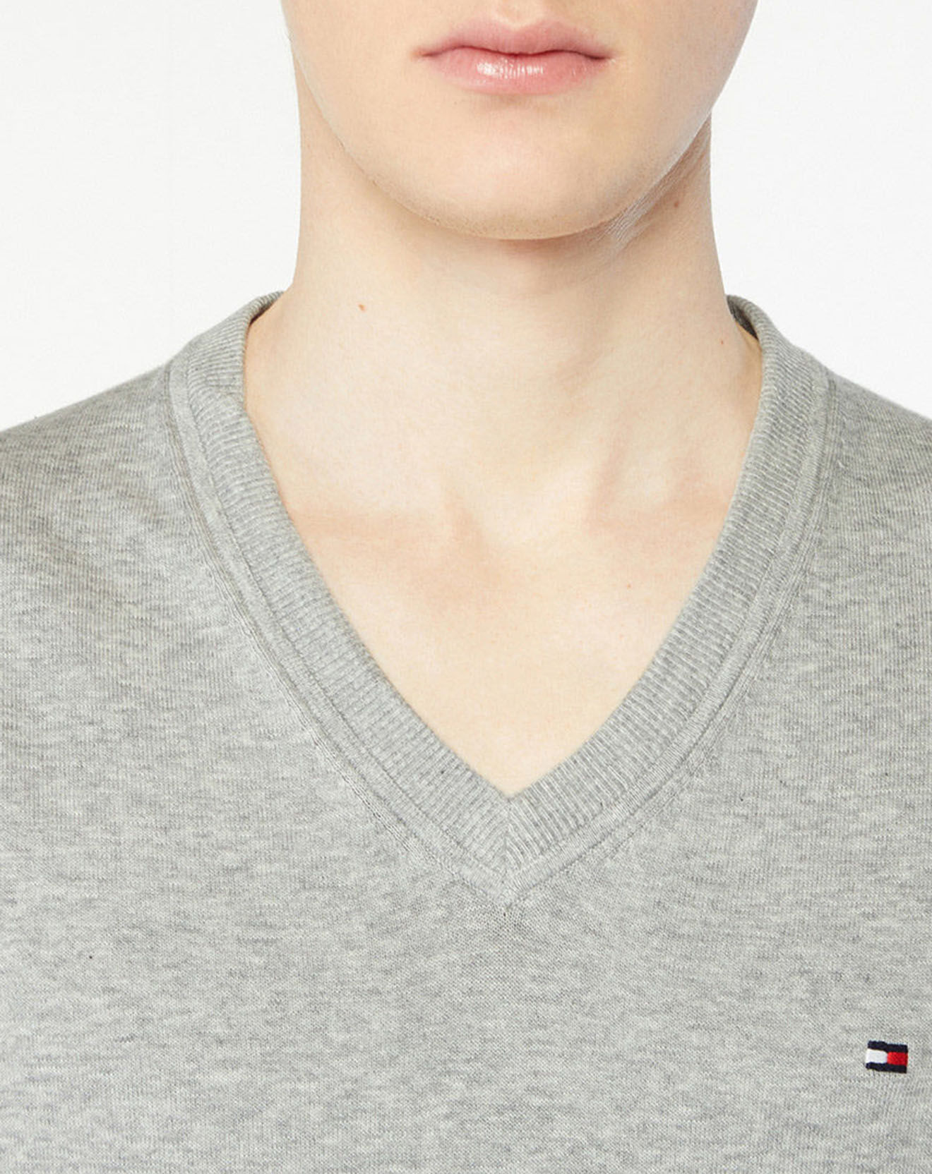Tommy Hilfiger Pull 1985 col V gris