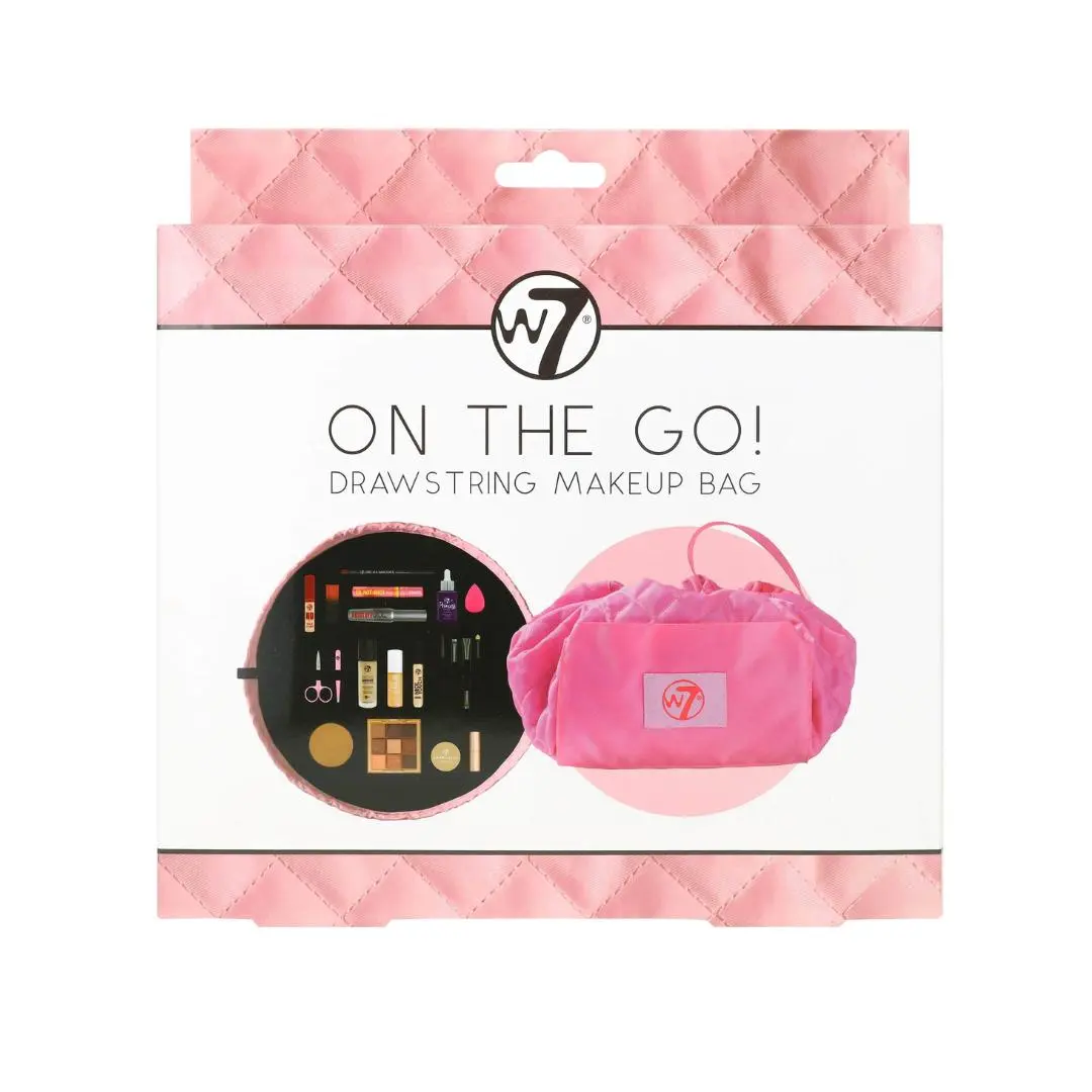 On The Go Drawstring Makeup Bag