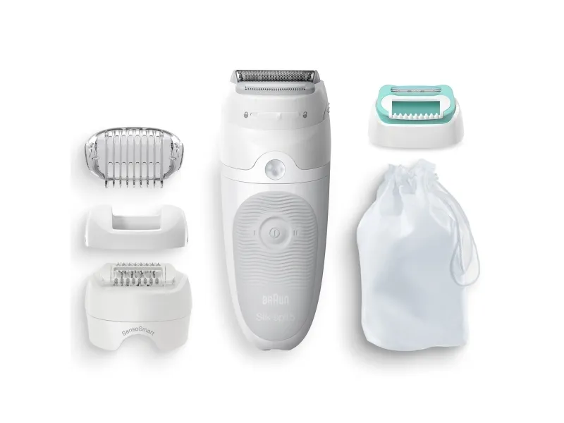 Braun Silk-épil 5 81770430, Hvid, 28 pincetter, MicroGrip, Barbering, Tyskland, Batteri