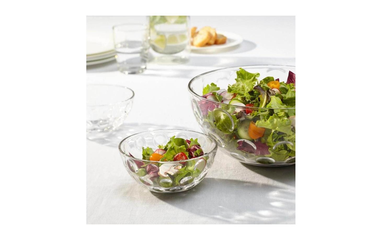 Müslischale Cucina Optic 10 cm, 6 Stück, TransparentSchalen für Dessert, Salat oder Müsli