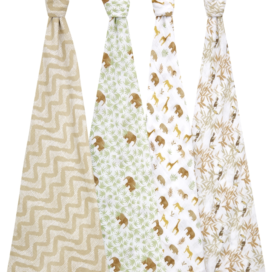 aden+anais™ Musslin Pucktuch 4er-Pack Tanzania 112 x 112