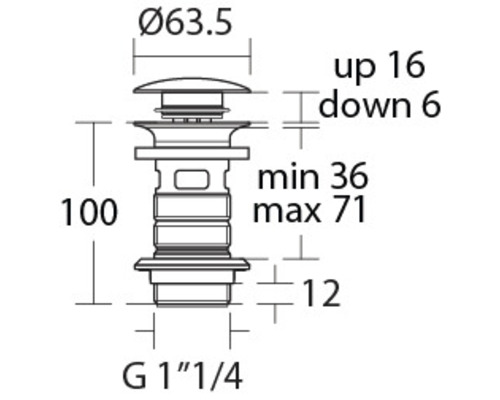 Ideal Standard 1 1/4