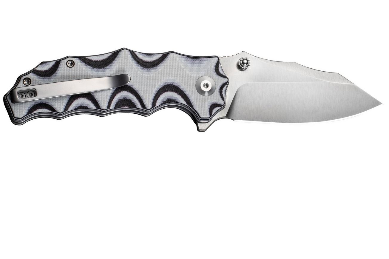 Civivi Natterjack C24028-3 Satin 14C28N, White Black G10, zakmes