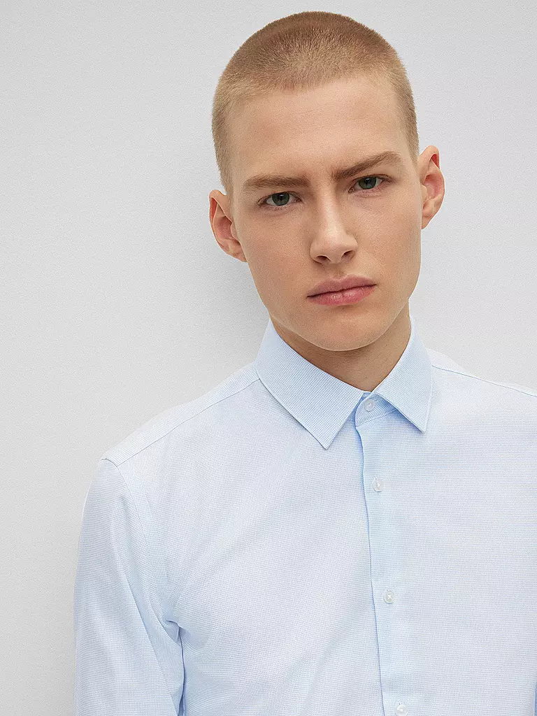 BOSS Hemd Slim Fit HANK hellblau