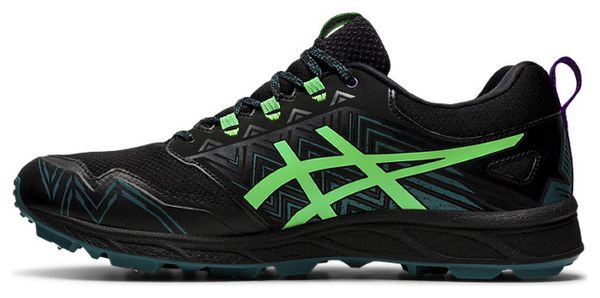 Chaussures Trail Running Asics Gel FujiSetsu 3 GTX Noir Vert