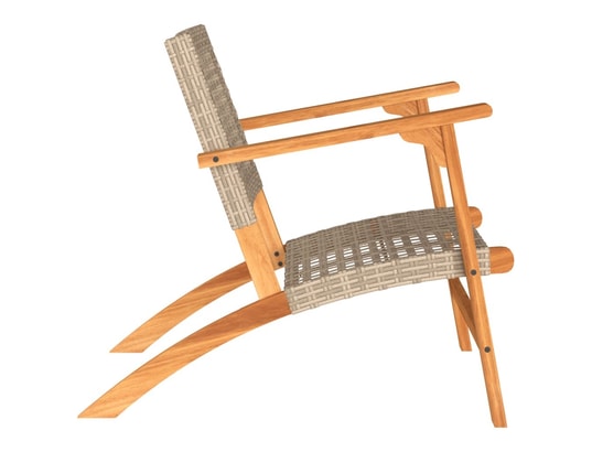VIDAXL - Chaises de jardin lot de 2 beige résine tressée bois d’acaci...