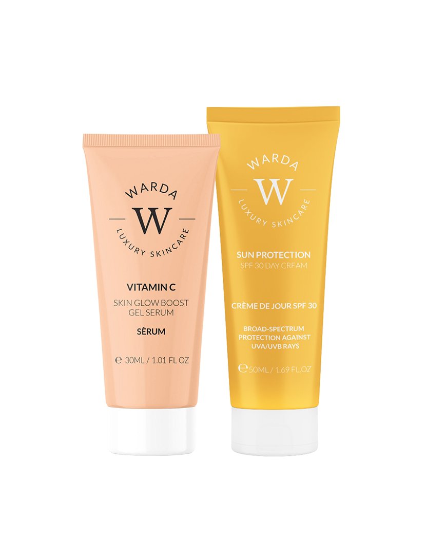 Vitamin C Gel Serum Revitalize Skin 30ml + Day Cream Sun Protection SPF 30 50ml