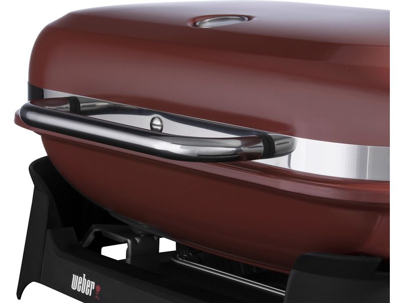Weber Elektrogrill Lumin Compact, Rot Mobiler Elektrogrill
