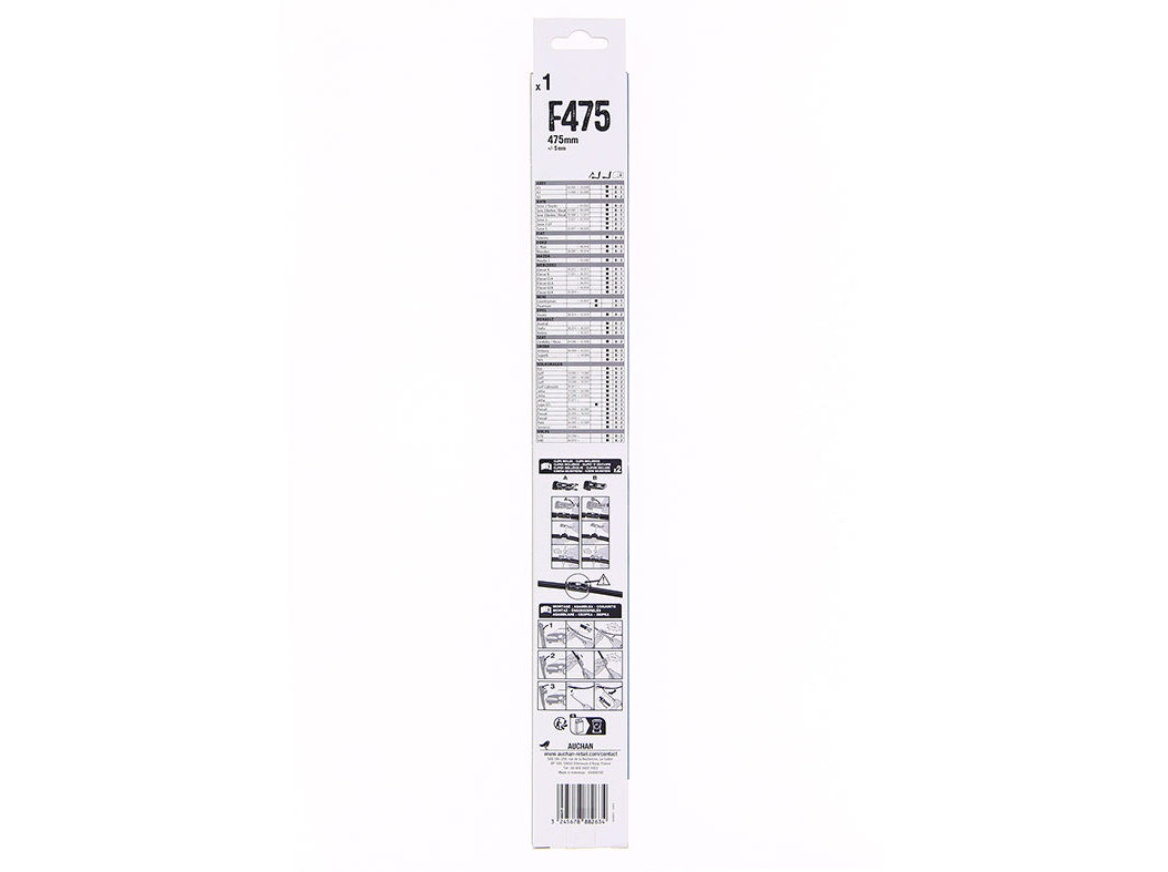 ESCOVA LIMPA PÁRA-BRISAS AUCHAN FLAT BLADE GX48