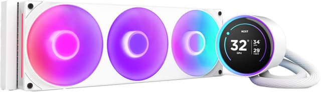 NZXT Kraken 360 Elite V2 RGB CPU-væskekøler (hvid)