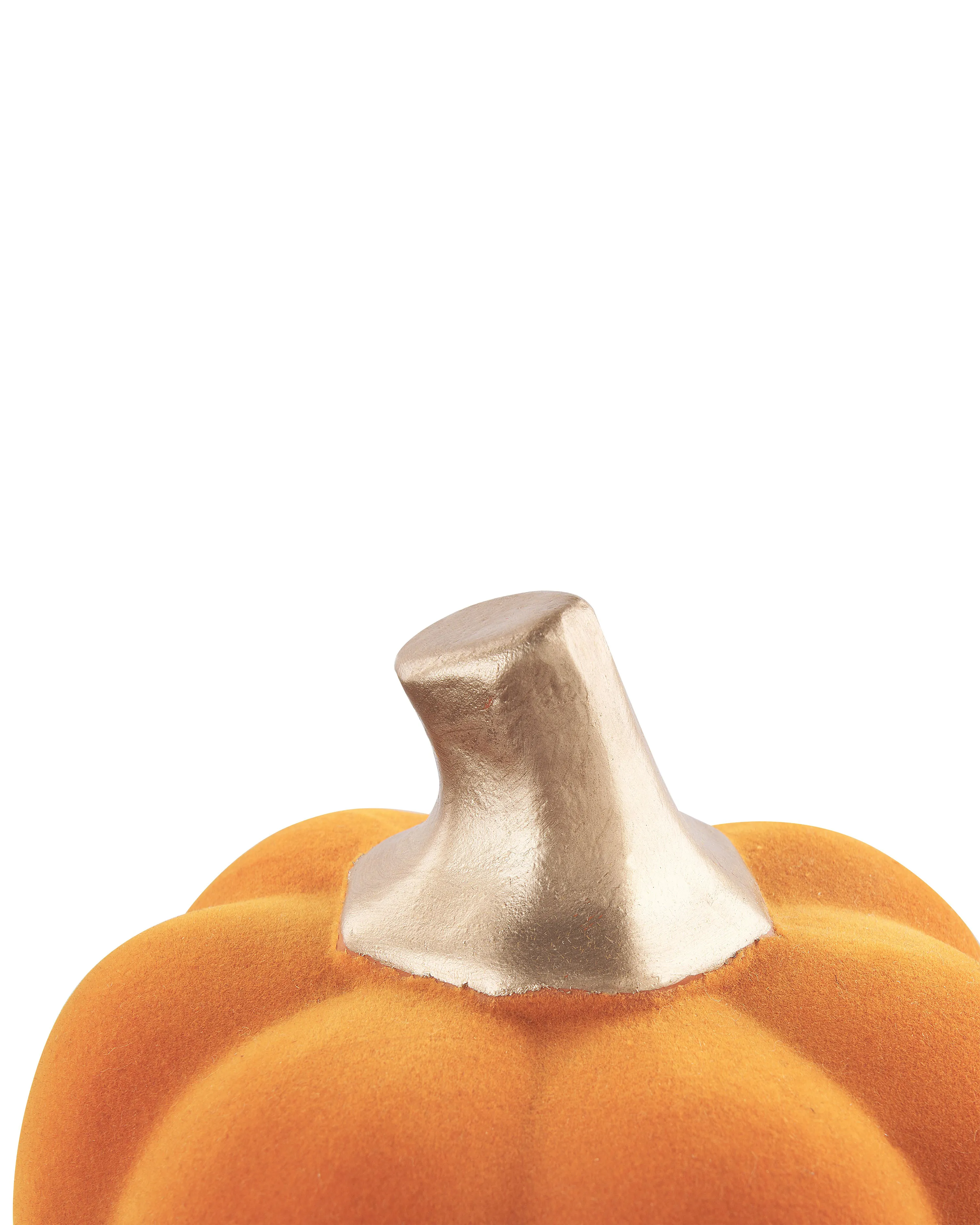 Figuur Pompoen KALAMATA Fluweel Oranje