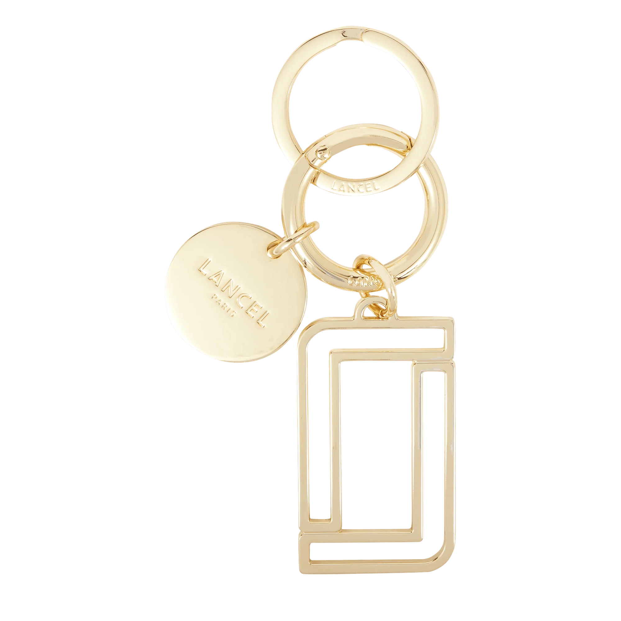 Double L metal keyring Double L-Dore