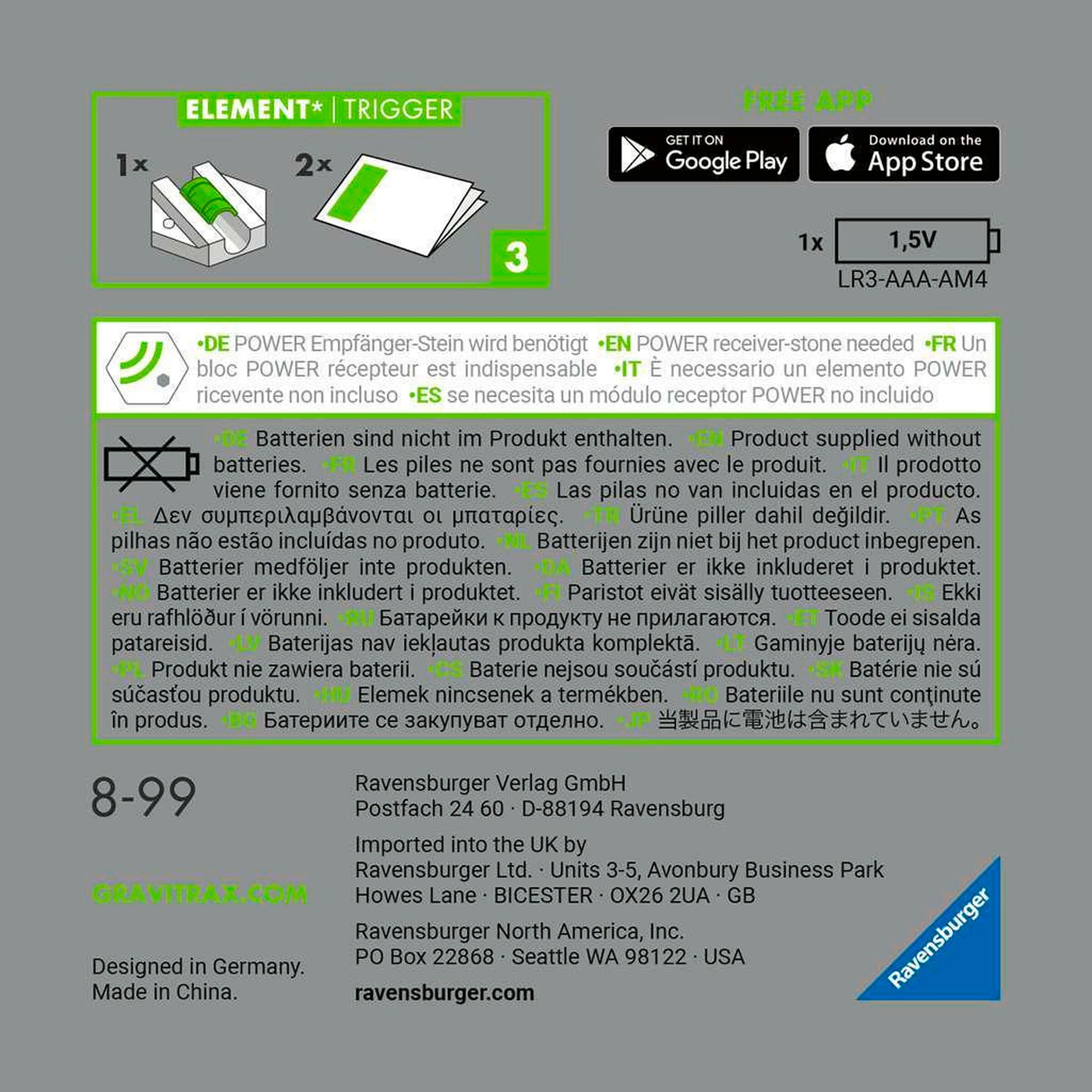 Ravensburger GraviTrax POWER Element Trigger
