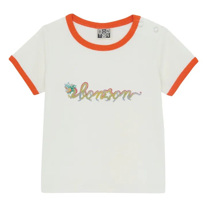 Bonton T-Shirt Tuba Coton Bio | Ecru