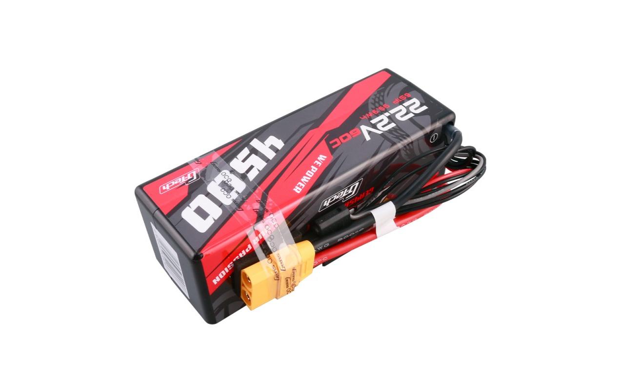 RC-Akku LiPo 4500 mAh 22.2 V 60C G-Tech6S LiPo Akku mit XT90 Stecker