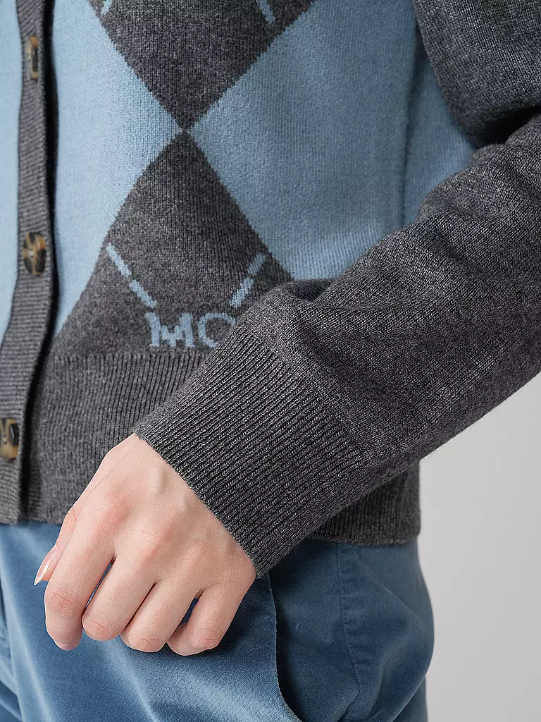 MARC O' POLO DENIM Strickjacke  blau
