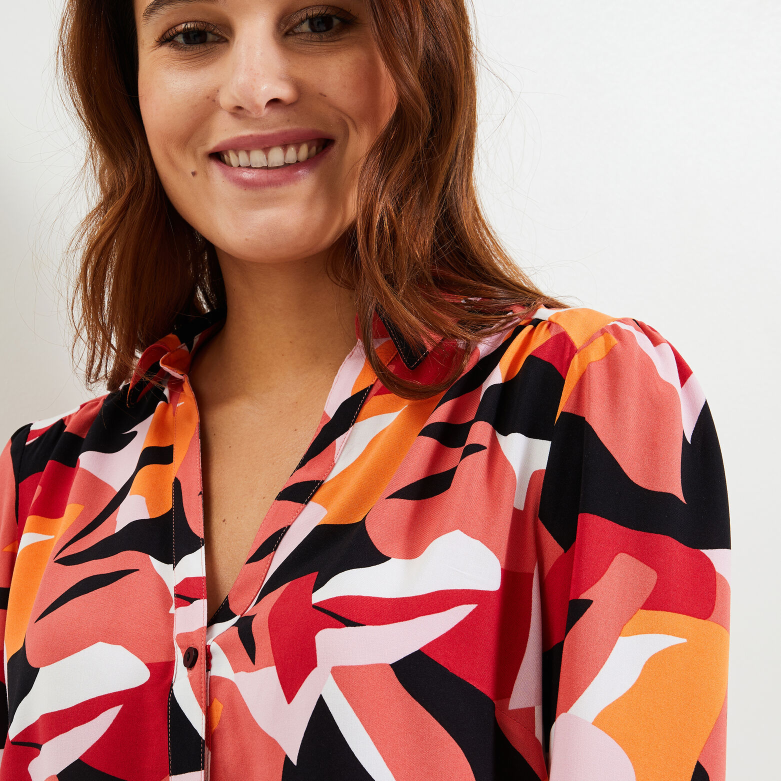 Chemise imprimée femme
