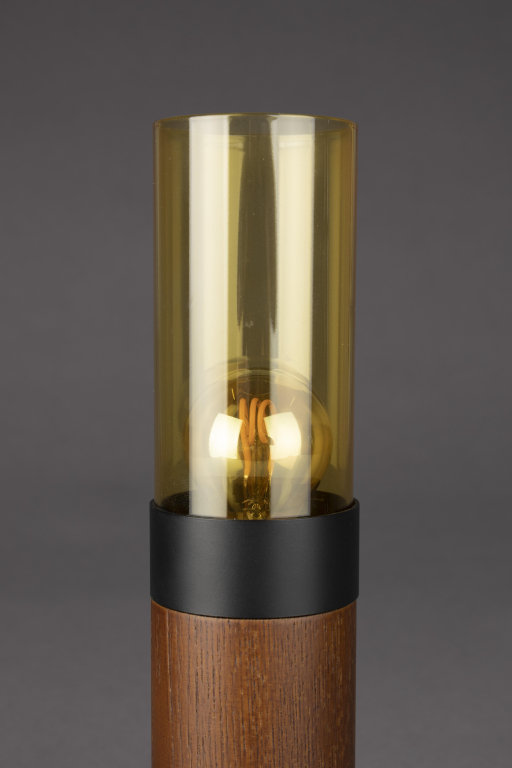 Dutchbone Momo bureaulamp houtskool