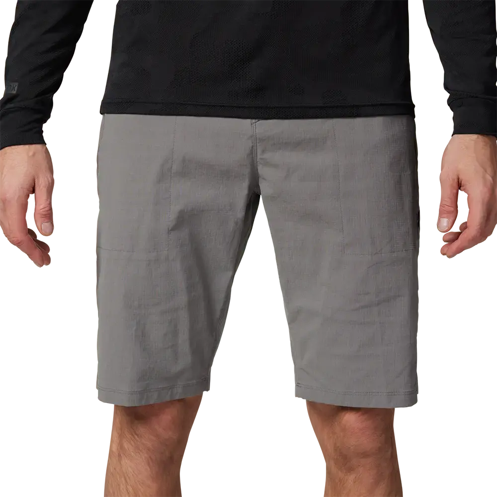 Fox Ranger MTB Fietsbroek Kort Met Liner Grijs/Grijs/Zwart Heren