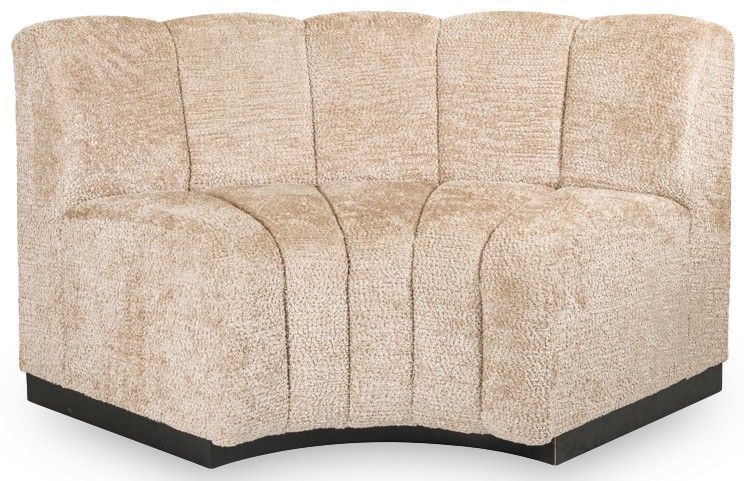 Eetkamerbank S4620 Corner Lovely Beige Hillpark B170 x D80 x H90 cm