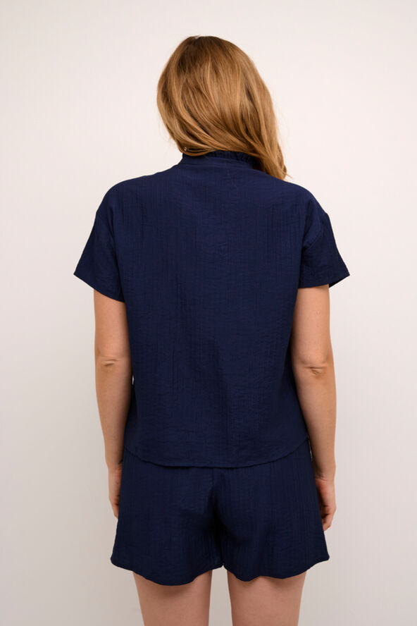 Cream CRLori Blouse Navy blazer