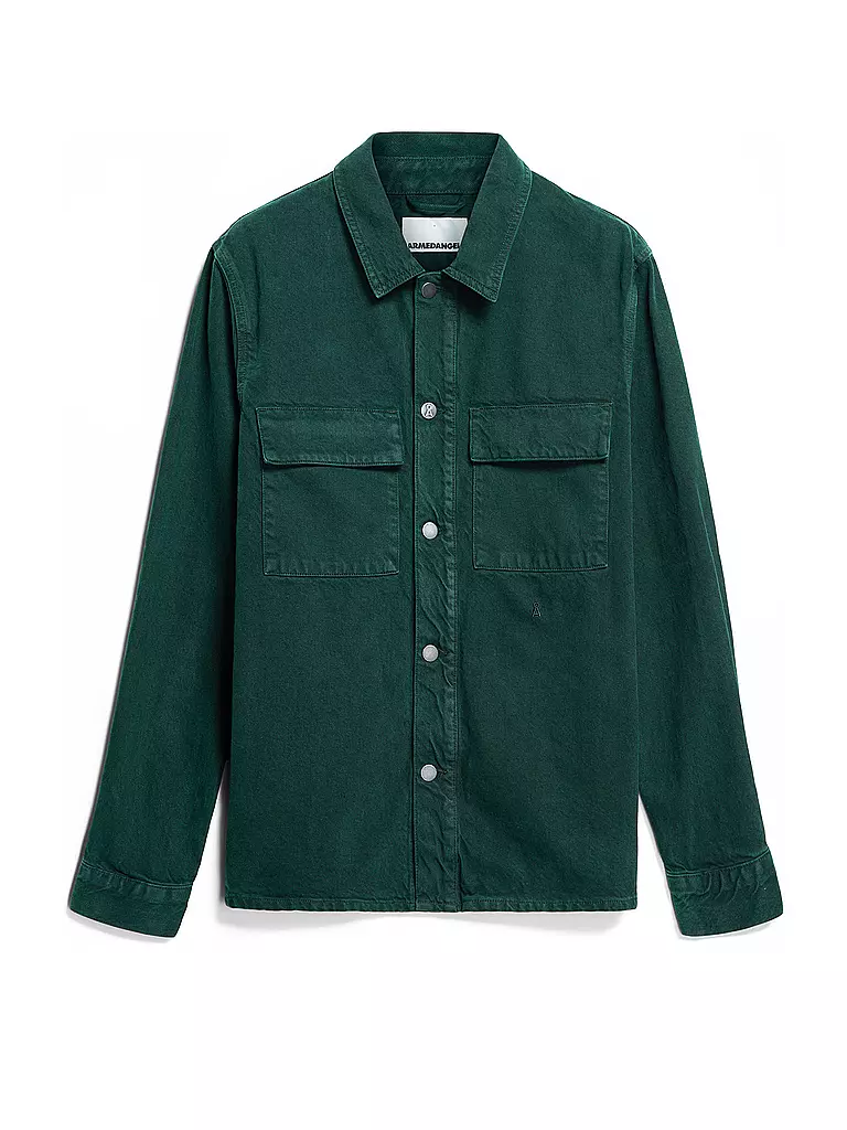 ARMEDANGELS Overshirt AANOJ dunkelgrün