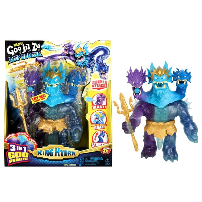Heroes of Goo Jit Zu - Triple Goo Pack King Hydra - Deep Goo Sea S9
