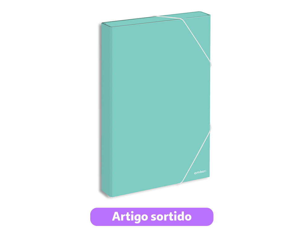 CAIXA PROJECTOS SCHOOL AMBAR ALMAÇO 40MM CORES SORTIDAS
