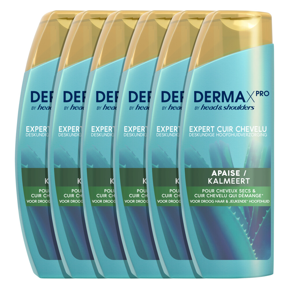 6x Head & Shoulders Anti-roos Shampoo DERMAxPRO225 ml