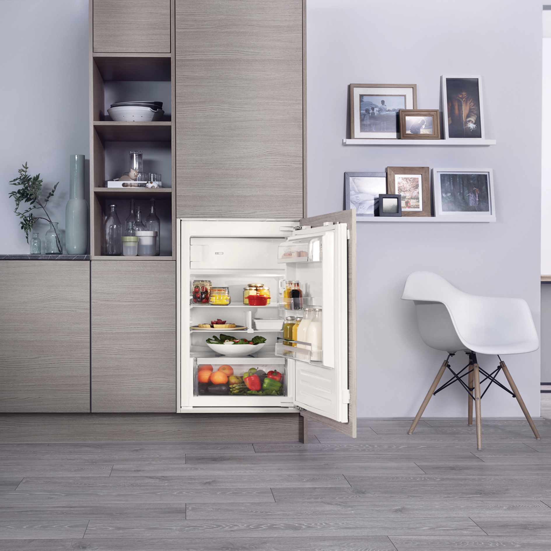BAUKNECHT Einbau-Kühlschrank KSI 10GF2 - mit Gefrierfach - E