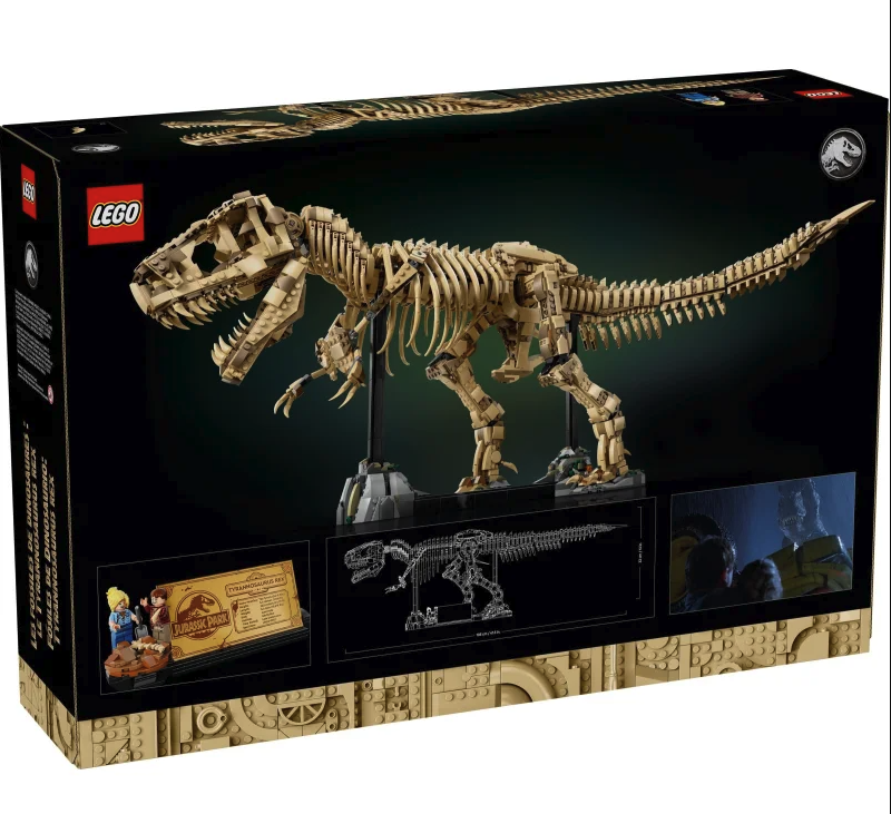 (3145-tlg. Set) Jurassic World Klemmbausteine Dinosaurier Spielzeug Fossilien Modell Bausatz (76968) Lizenziert - Tyrannosaurus Rex