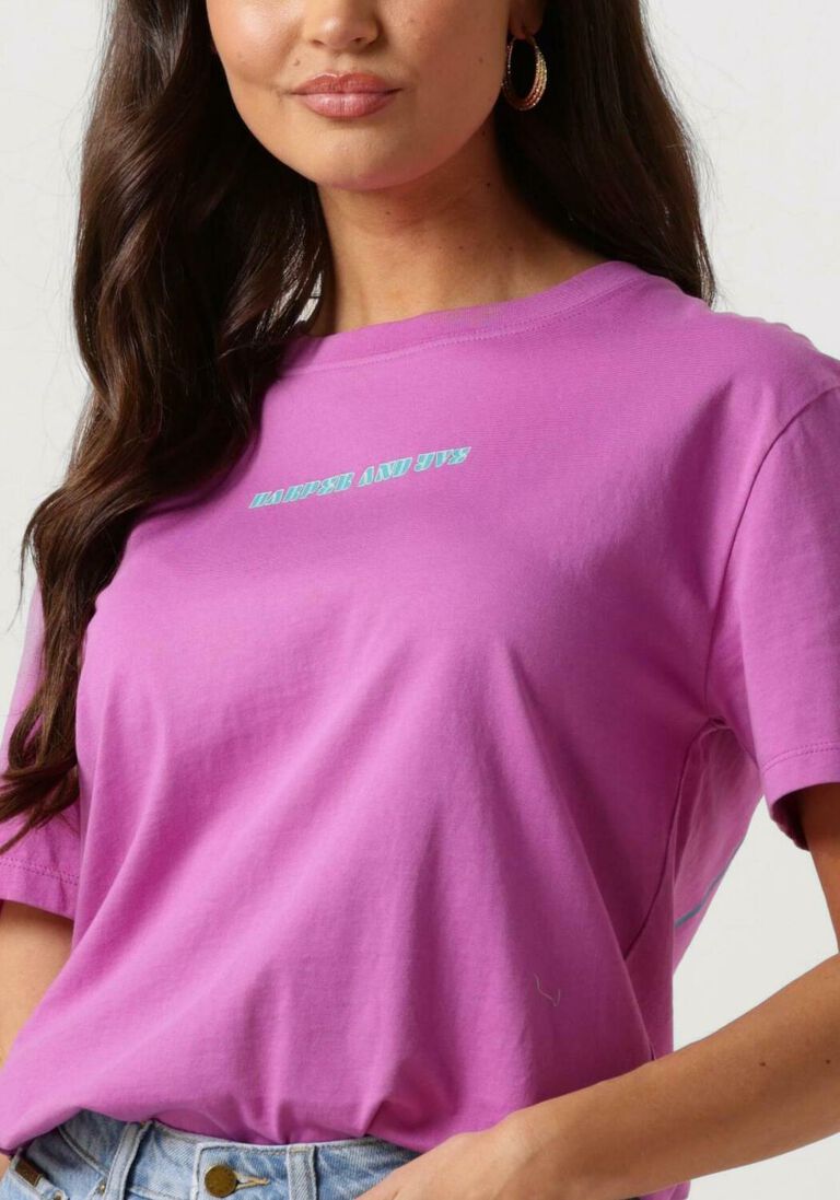 HARPER & YVE paarse harper & yve t-shirt islandvibe-ss