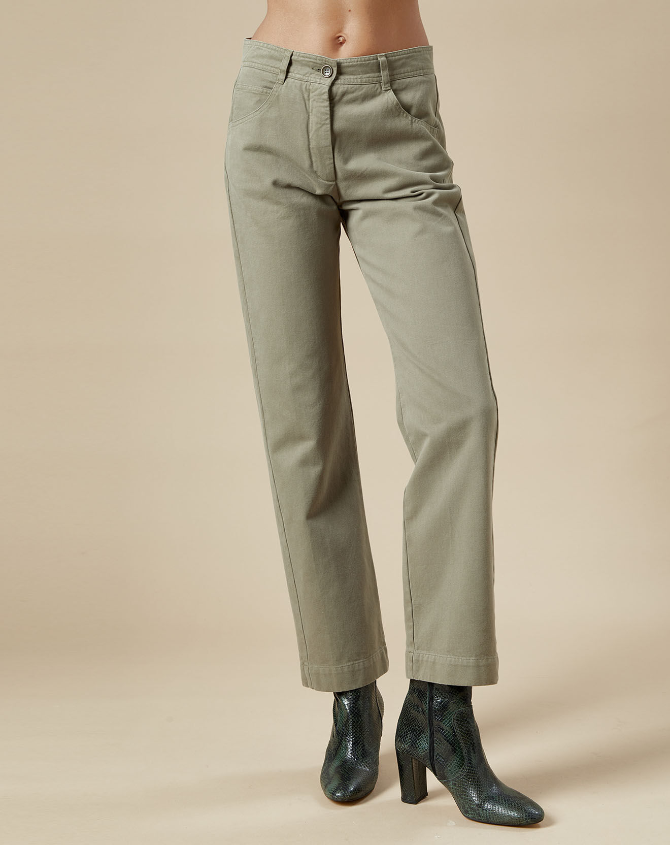 Hartford Pantalon 7/8ème Punch kaki